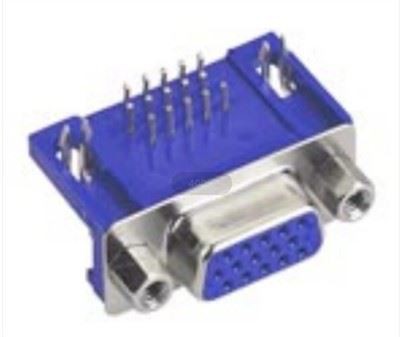 D-SUB PCB زن دو ردیفه زاویه راست